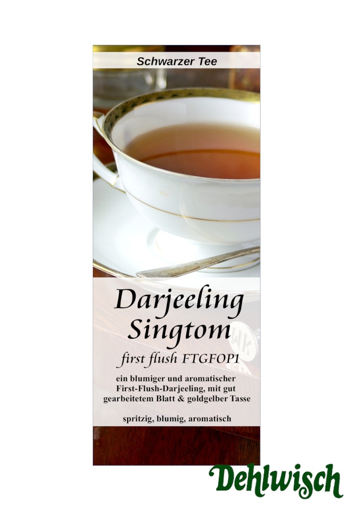 Darjeeling Singtom First Flush FTGFOP1