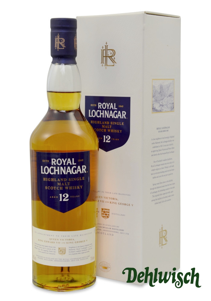 Royal Lochnagar Highland Malt 12yrs 40% 0,70l