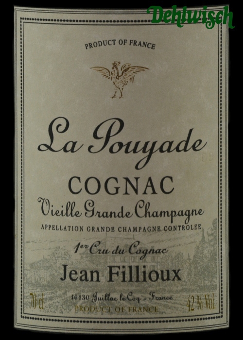 Fillioux La Pouyade Cognac 7-9yrs 42% 0,70l