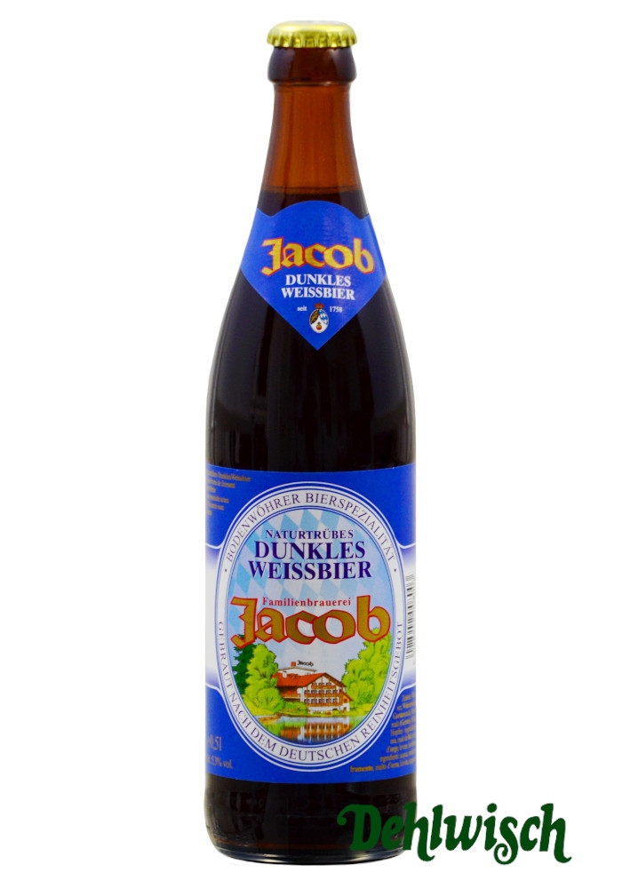 Jacob Brauerei Weissbier Dunkel 0,50l