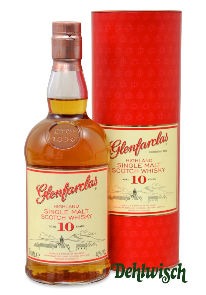 Glenfarclas Highland Malt Whisky 10yrs 40% 0,70l
