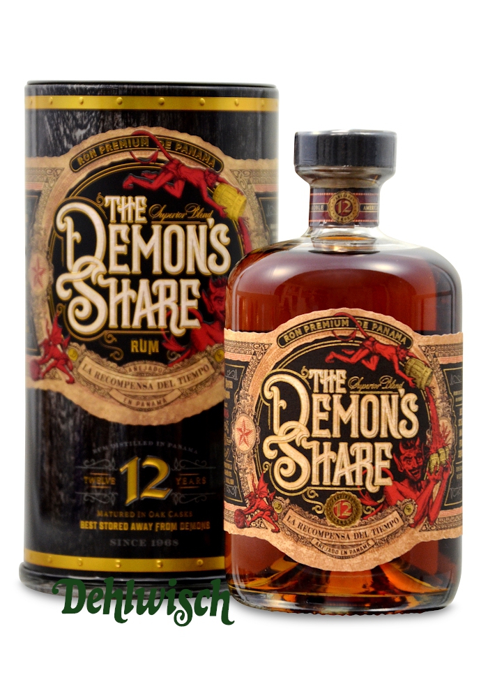Demon's Share Rum Panama 12 yrs 41% 0,70l