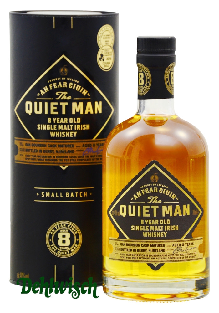 The Quietman Irish Malt Whiskey 8yrs 40% 0,70l