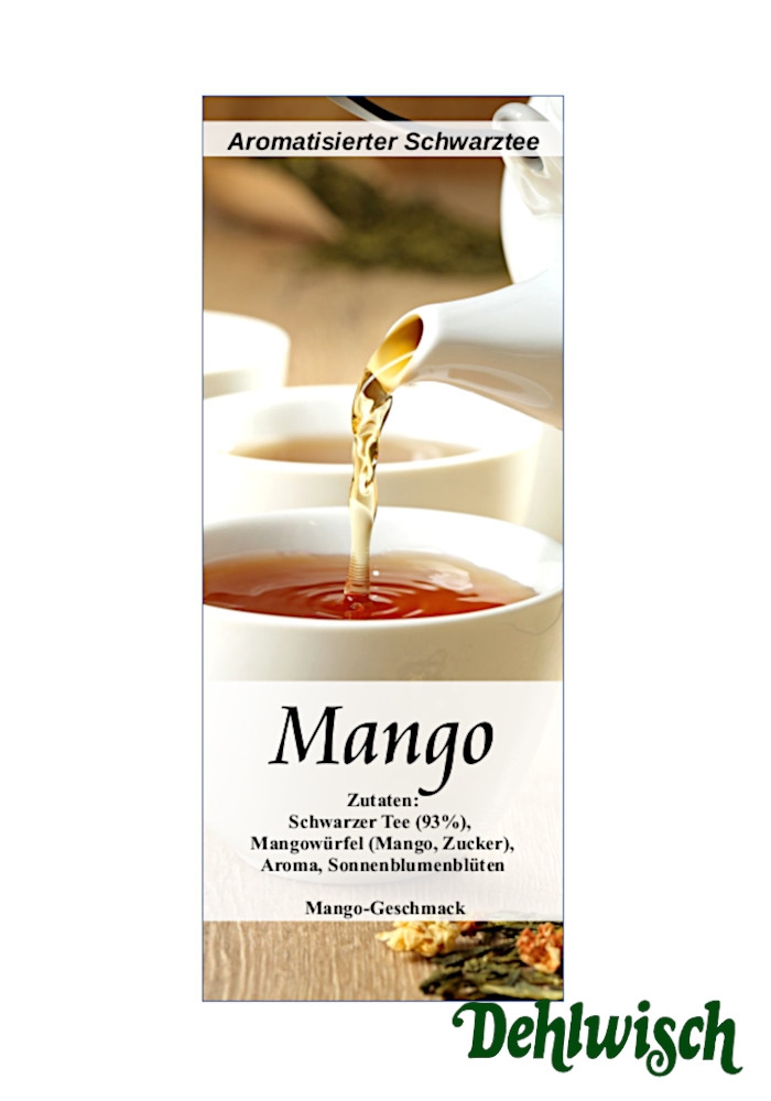 Mango - aromatisierter Schwarztee