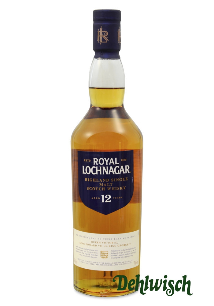 Royal Lochnagar Highland Malt 12yrs 40% 0,70l