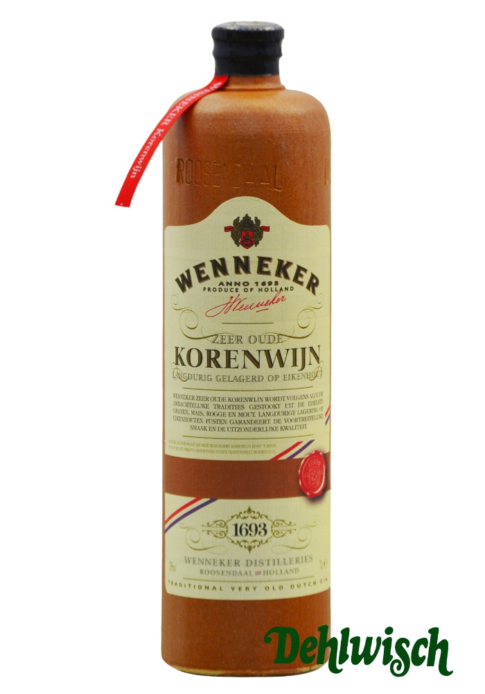 Wenneker Oude Korenwijn in Stone Bottle 38% 0,70l