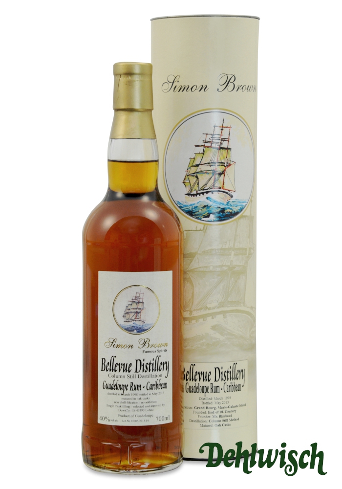 Simon Brown Bellevue Guadeloupe Rum 0,70l