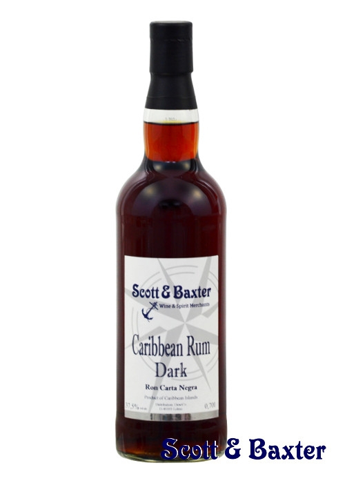 Scott & B. Dark Caribb. Rum 37,5% 0,70l