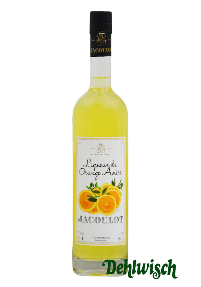 Jacoulot Liqueur Orange Amère 21% 0,70l