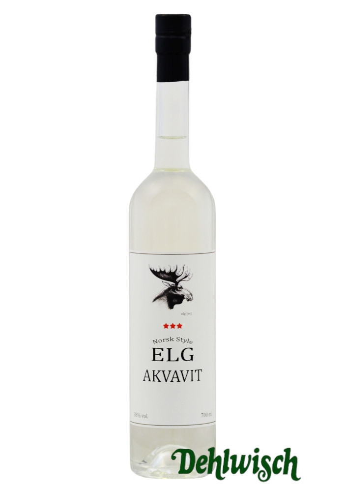 Elg Akvavit - norwegische Tradition 38% 0,70l