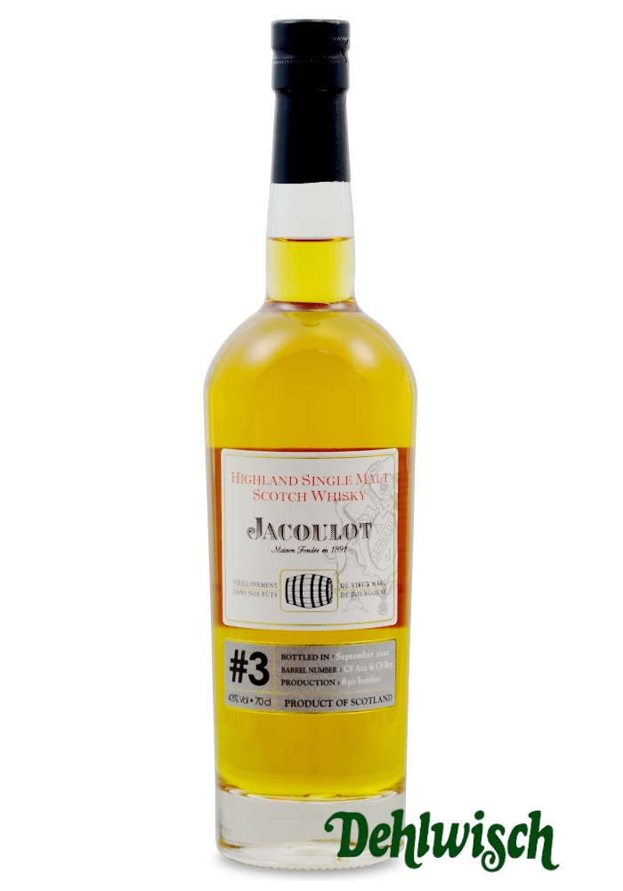 Jacoulot Scotch Malt Whisky #3 43% 0,70l