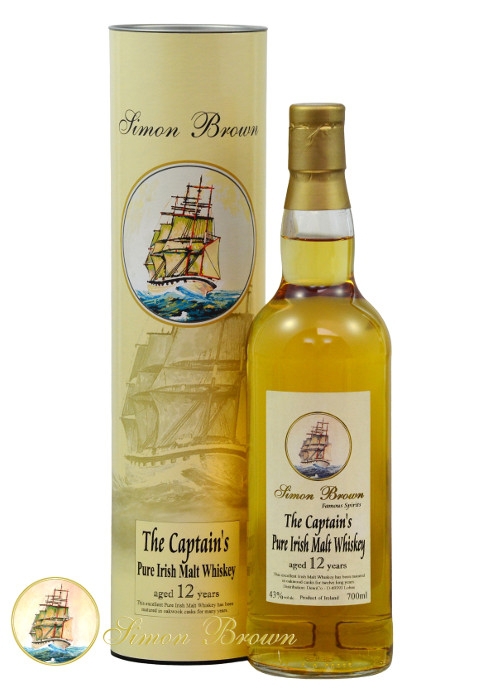 SB The Captain's Irish Malt Whiskey 12yrs 43%0,70l