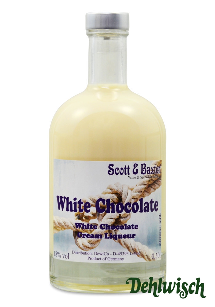 Scott & Baxter White Chocolate Liqueur16% 0,50l