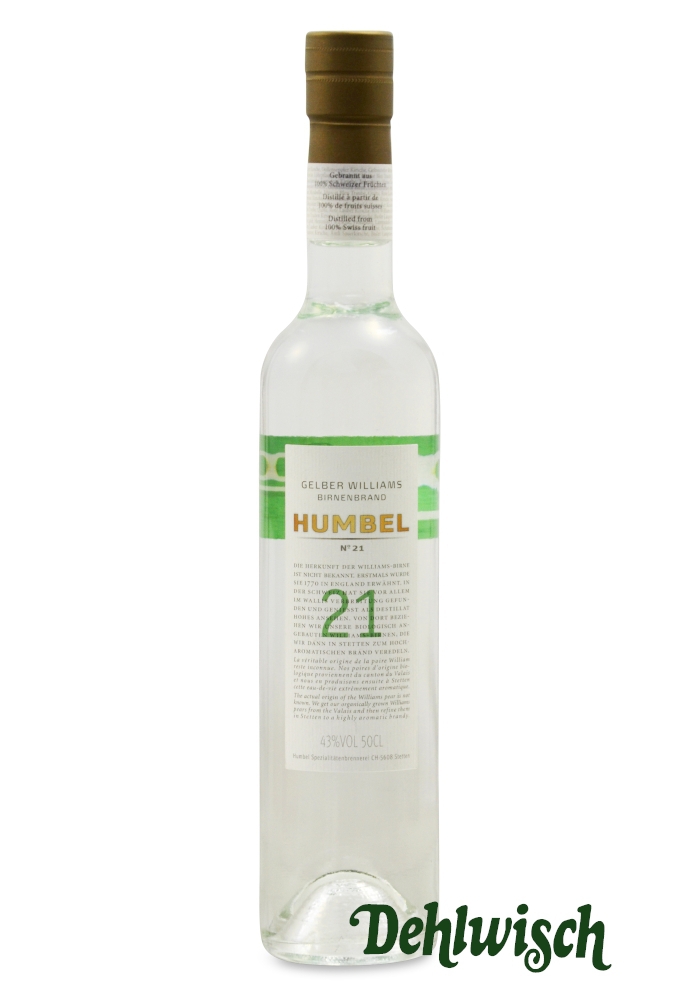Humbel No 21 Williams-Birnenbrand 43% 0,50l