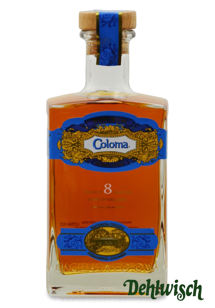 Coloma Rum Columbia 8 yrs 40% 0,70l