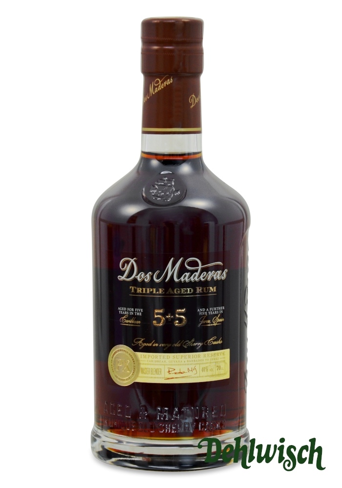 Dos Maderas Rum PX 5 yrs + 5 yrs 40% 0,70l