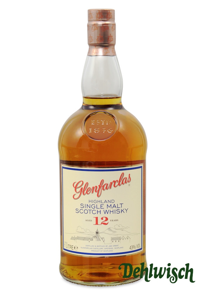 Glenfarclas Highland Malt Whisky 12yrs 43% 0,70l
