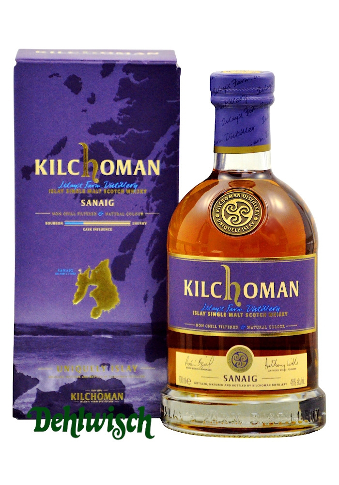 Kilchoman Sanaig Malt Whisky 46% 0,70l