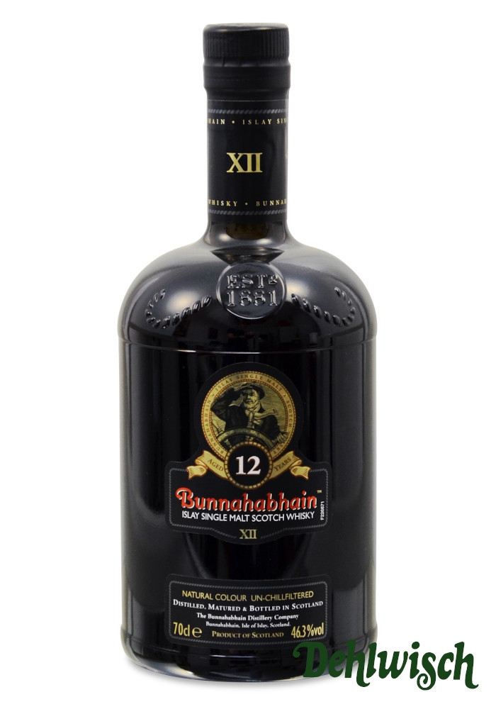 Bunnahabhain Islay Malt Whisky 12yrs 46,3% 0,70l