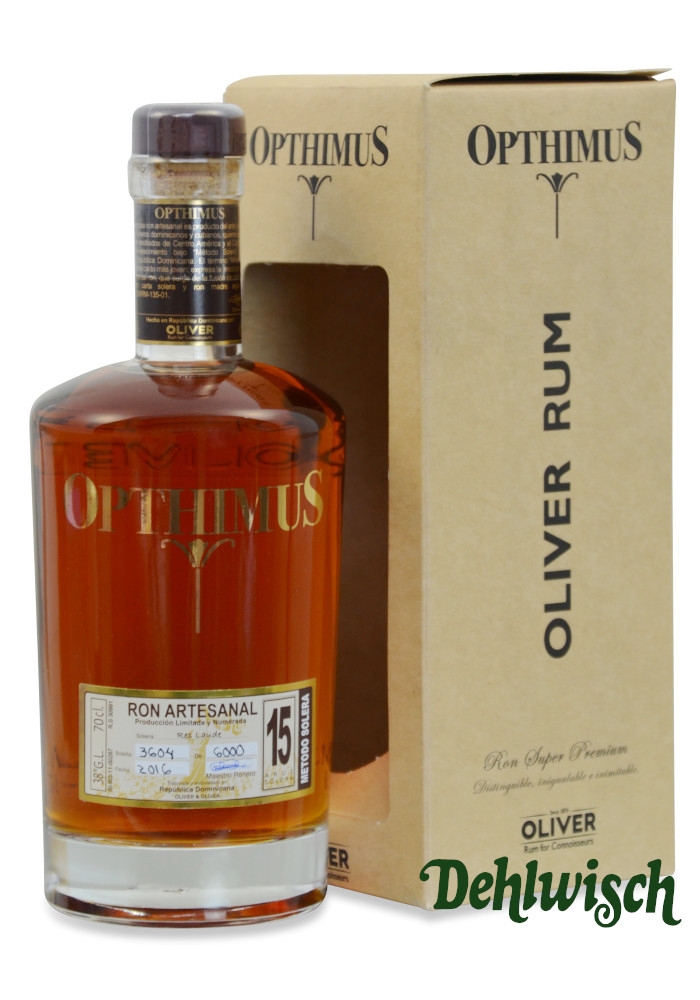 Opthimus Rum 15 yrs 38% 0,70l