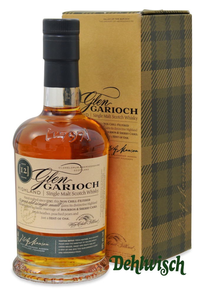 Glen Garioch Highland Malt Whisky 12yrs 48% 0,70l