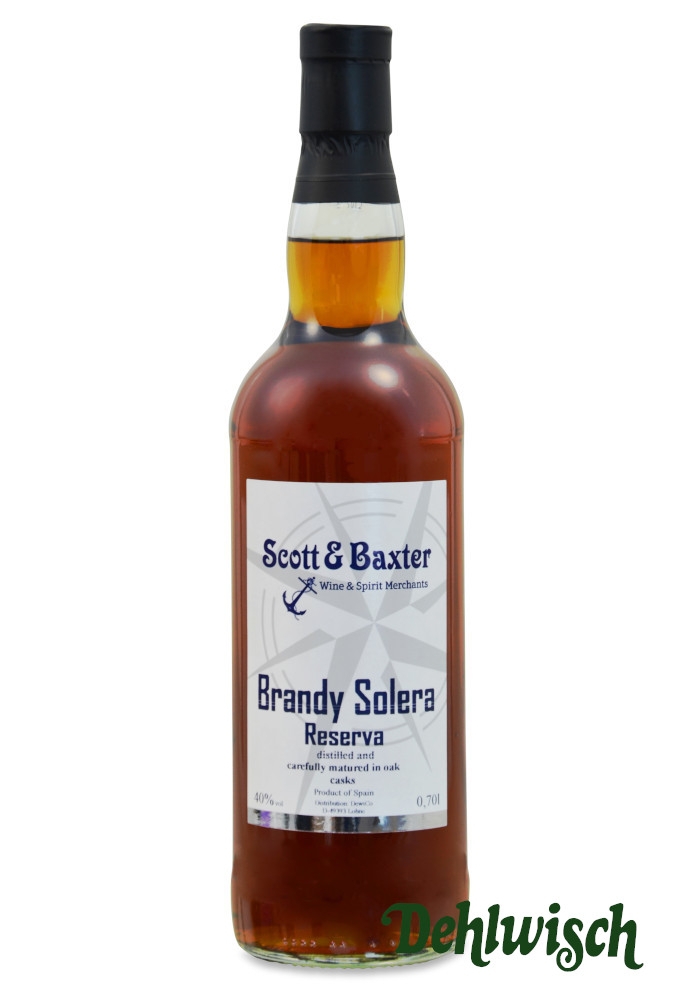 Scott & B. Solera Reserva Brandy 40% 0,70l
