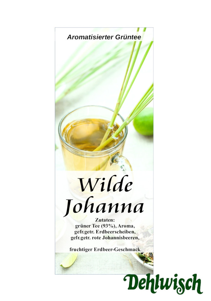 Wilde Johanna - aromatisierter Grüntee