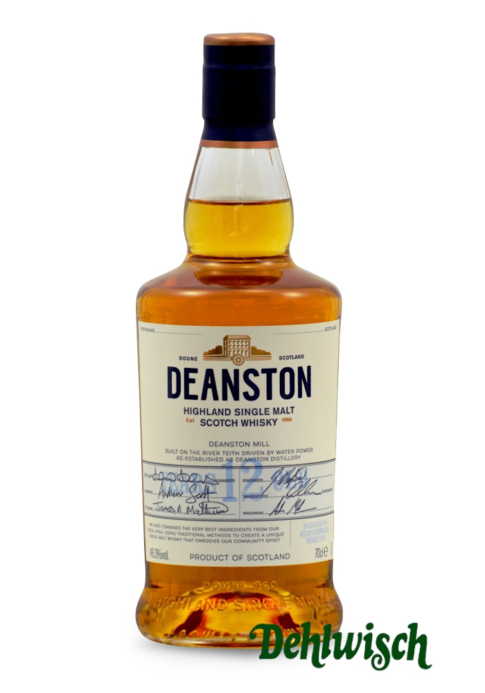 Deanston Highland Malt Whisky 12yrs 46,3% 0,70l