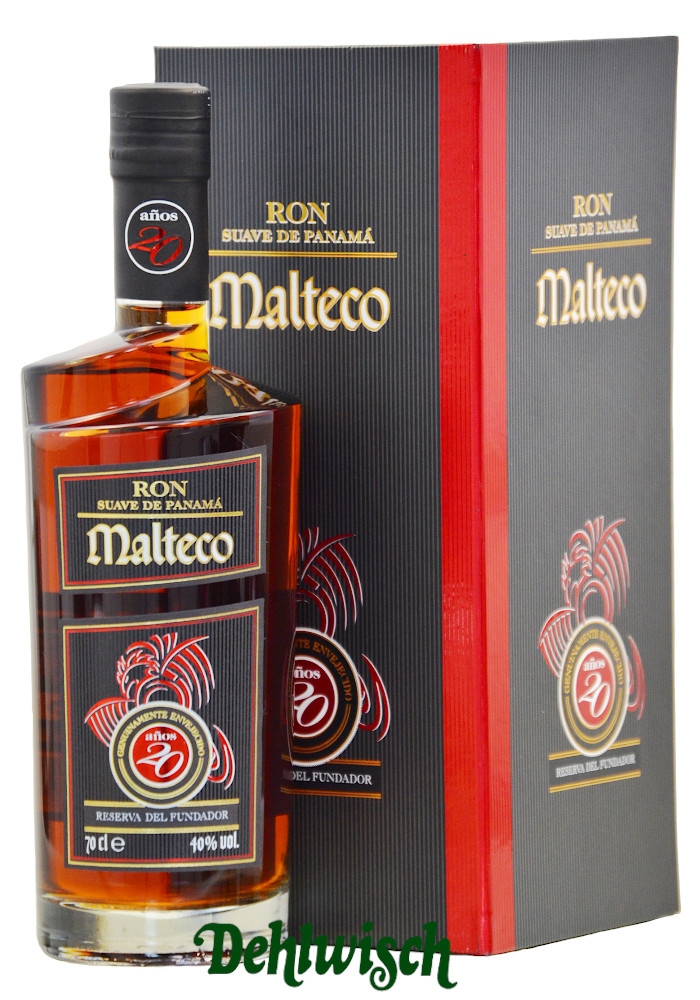 Malteco Panama Rum 20 yrs 40% 0,70l