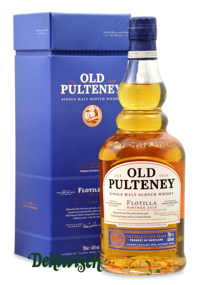 Pulteney Flotilla Vintage Malt Whisky 46% 0,70l