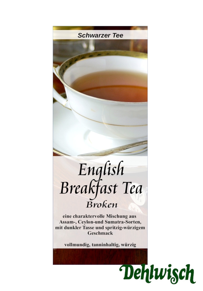 English Breakfast Tea Broken