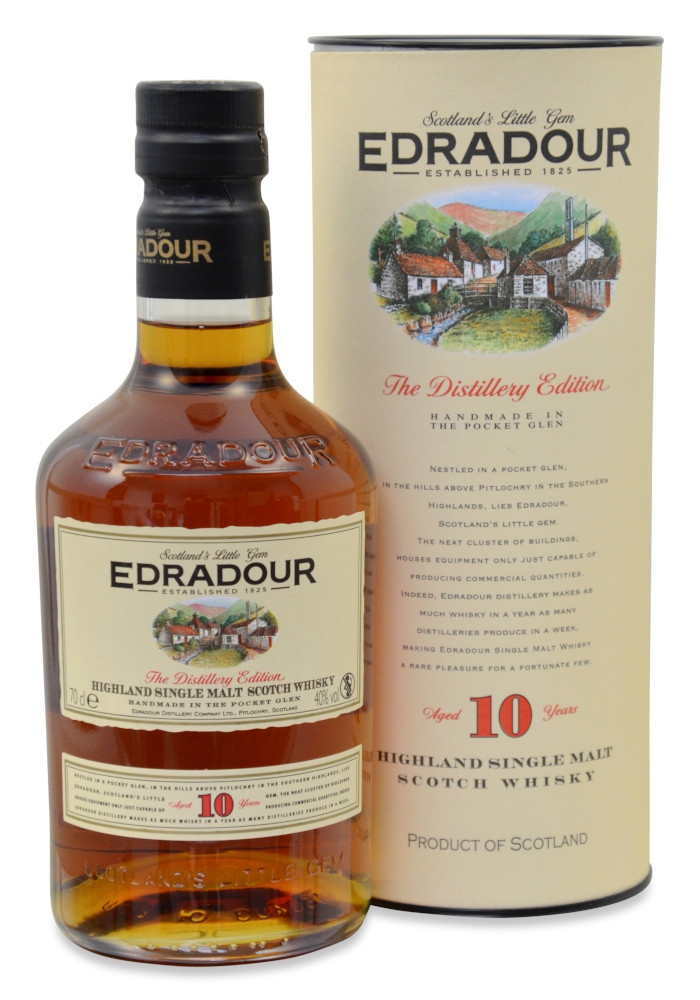 Edradour Highland Malt Whisky 10yrs 40% 0,70l
