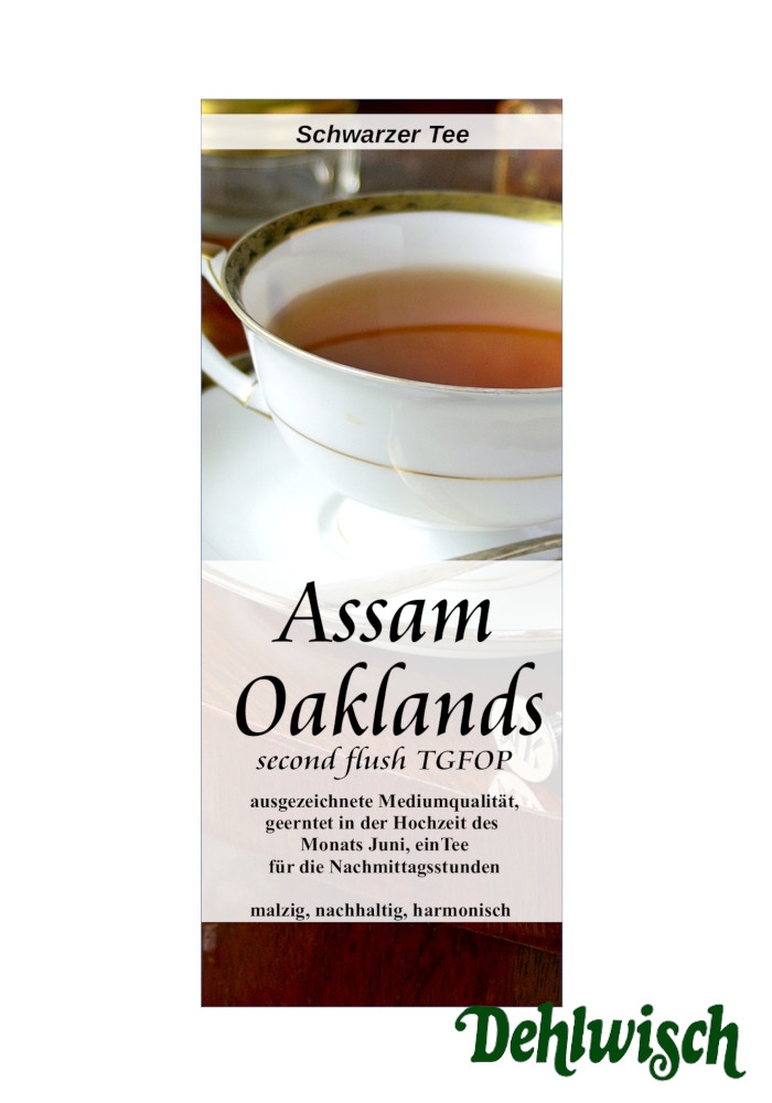 Assam Oaklands Second Flush TGFOP