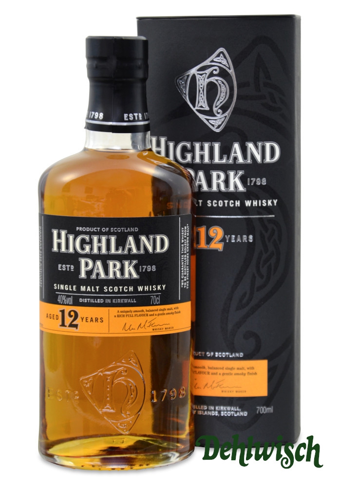 Highland Park Island Malt Whisky 12yrs 40% 0,70l