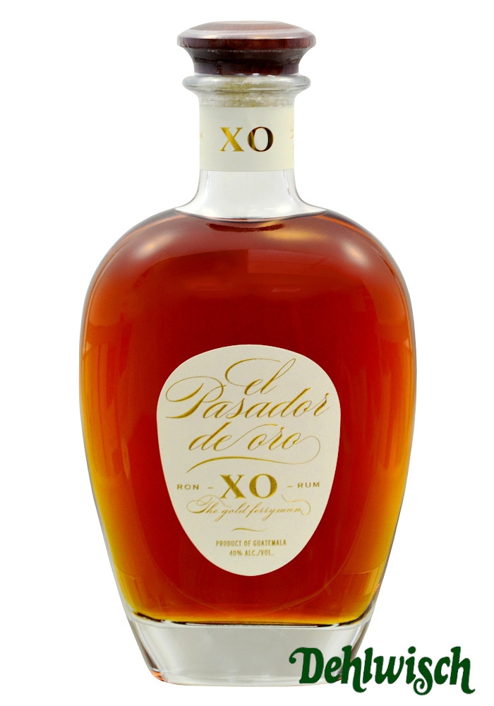 El Pasador de Oro XO Rum Guatemala 40% 0,70l