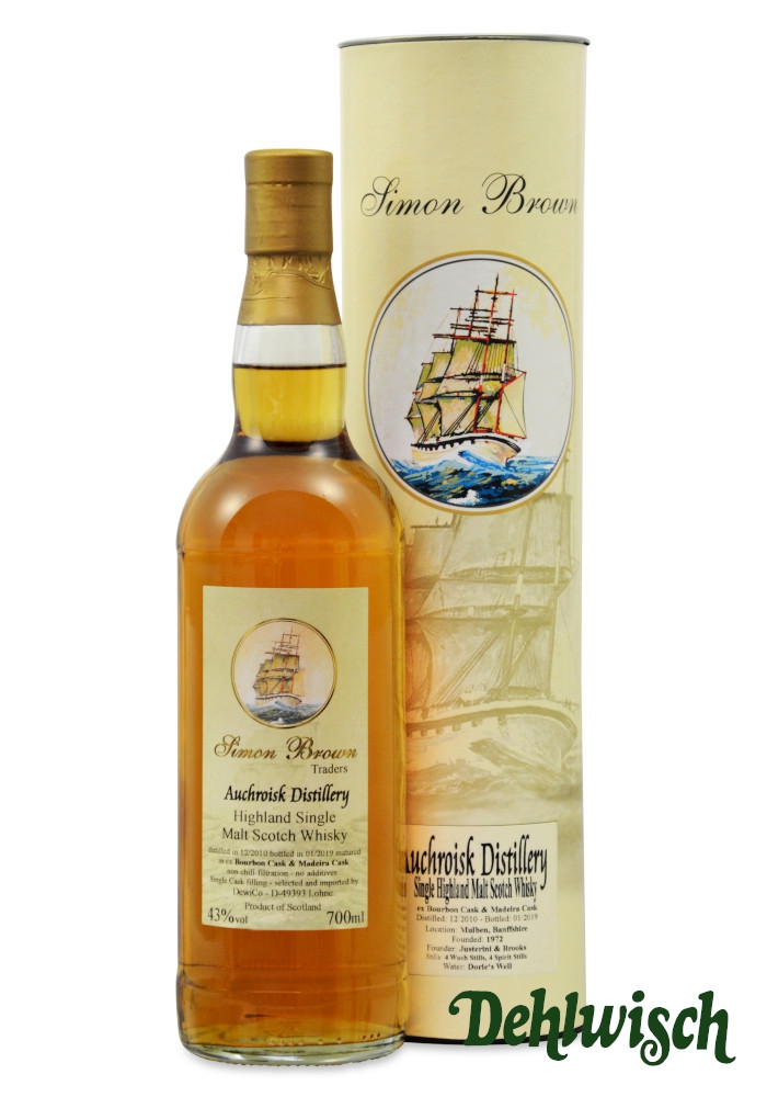 Simon Brown Auchroisk Whisky Madeira 43% 0,70l