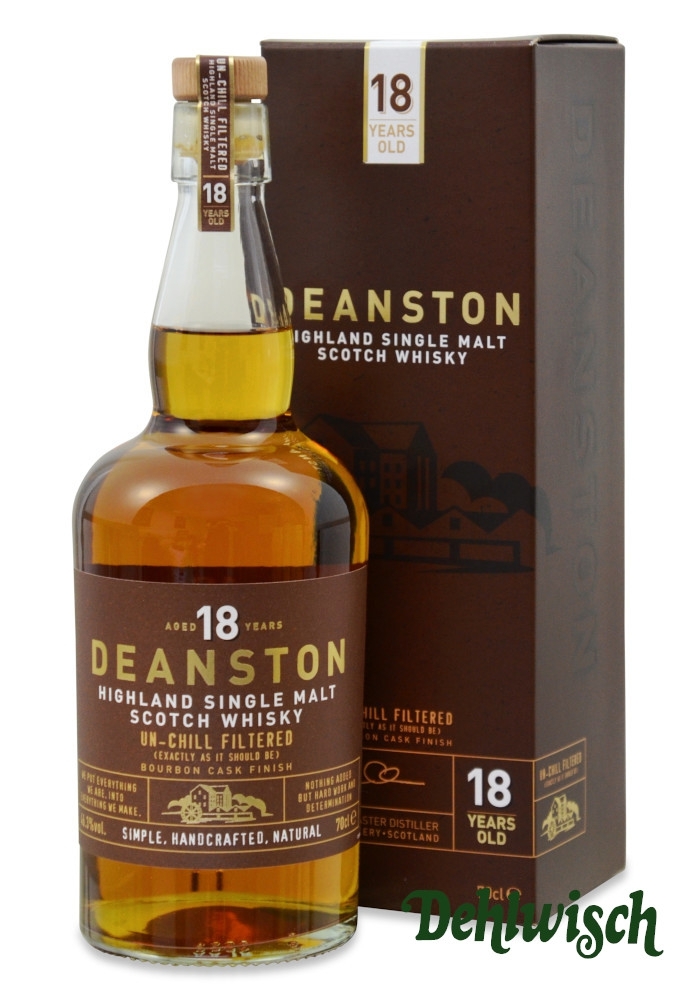 Deanston Highland Malt Whisky 18yrs 46,3% 0,70l