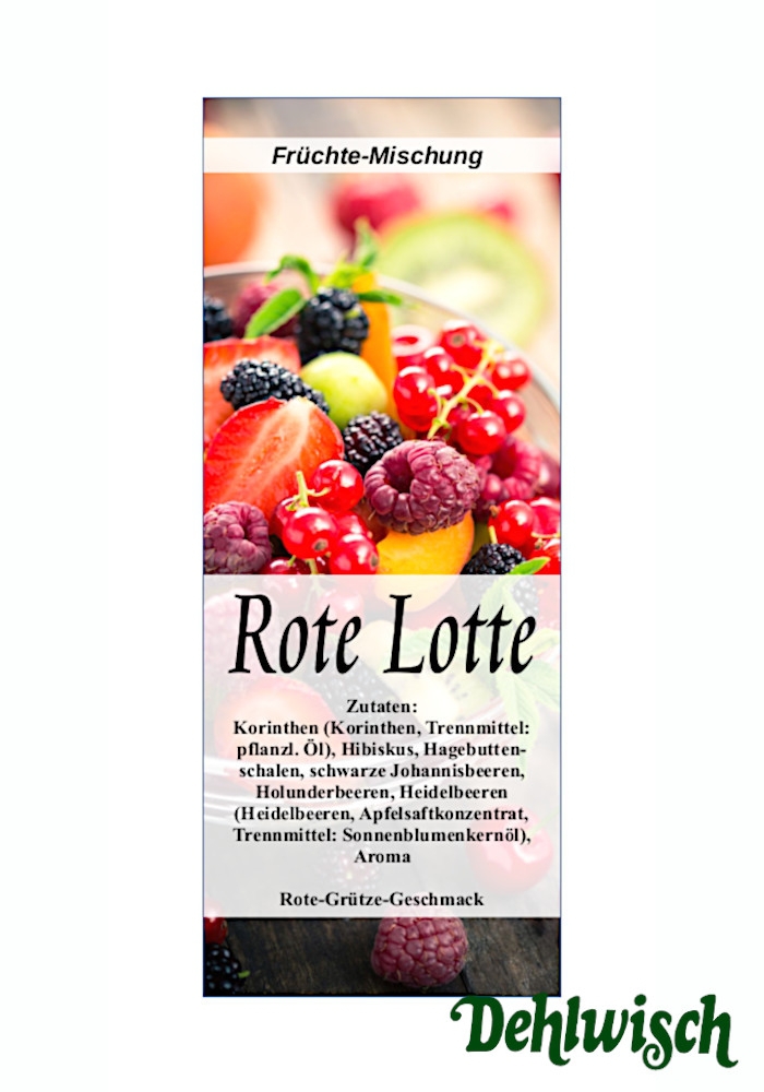 Rote Lotte - Früchtemischung